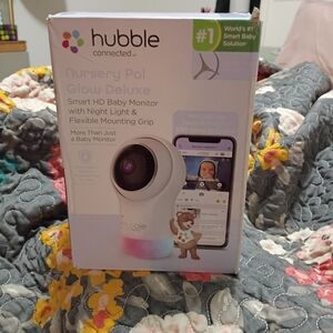 Nursery Pal Glow Deluxe Baby Monitor - White and Pink